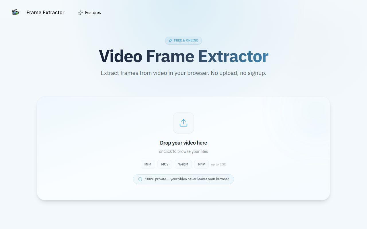 Video Frame Extractor screenshot